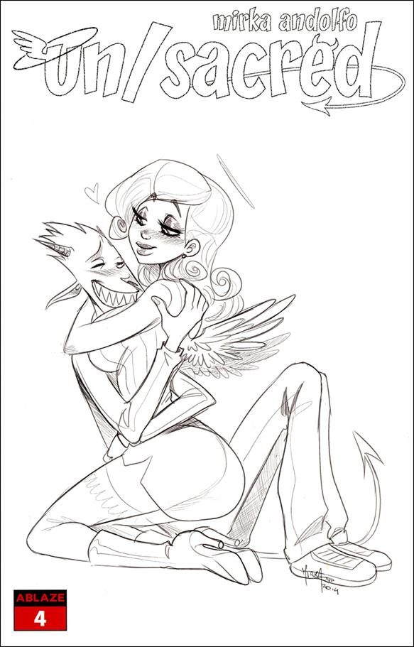 Un/Sacred (2020) issue 4-C Mirka Andolfo Pencil Art Cover
