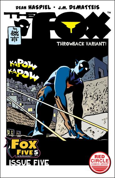 Fox (2013) issue 5-F Alex Toth "Fox Five" Cover