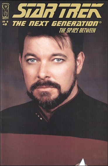 Star Trek: The Next Generation: The Space Between issue 3-C Riker Photo Cover