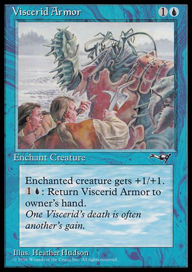 Magic the Gathering: Alliances (Base Set) card 41 Viscerid Armor