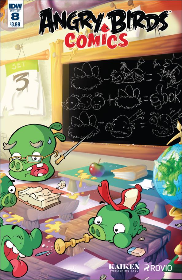 Angry Birds Comics (2016) issue 8 Ciro Cangialosi Wraparound Cover