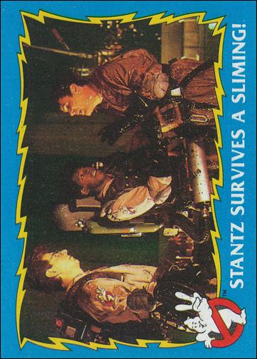 Ghostbusters II (Base Set) card 79 Stantz Survives a Sliming!