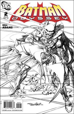 Batman: Odyssey (2010) issue 2-B Black and White 1:25 Cover