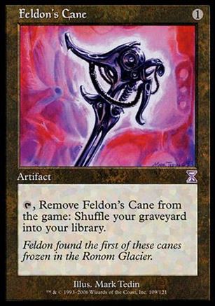 Magic the Gathering: Time Spiral (Timeshifted Subset) card 109 Feldon's Cane