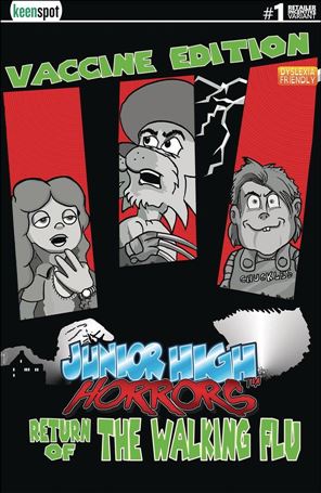 Junior High Horrors: Return of the Walking Flu issue 1-D Rob Potchak 1:5 Cover