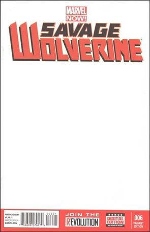 Savage Wolverine issue 6-F Blank/Sketch Cover