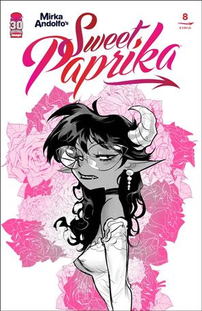 Mirka Andolfo's Sweet Paprika issue 8-D Mirka Andolfo Partial Black & White Cover