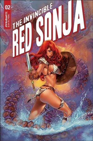 Invincible Red Sonja issue 2-G Elias Chatzoudis Cover