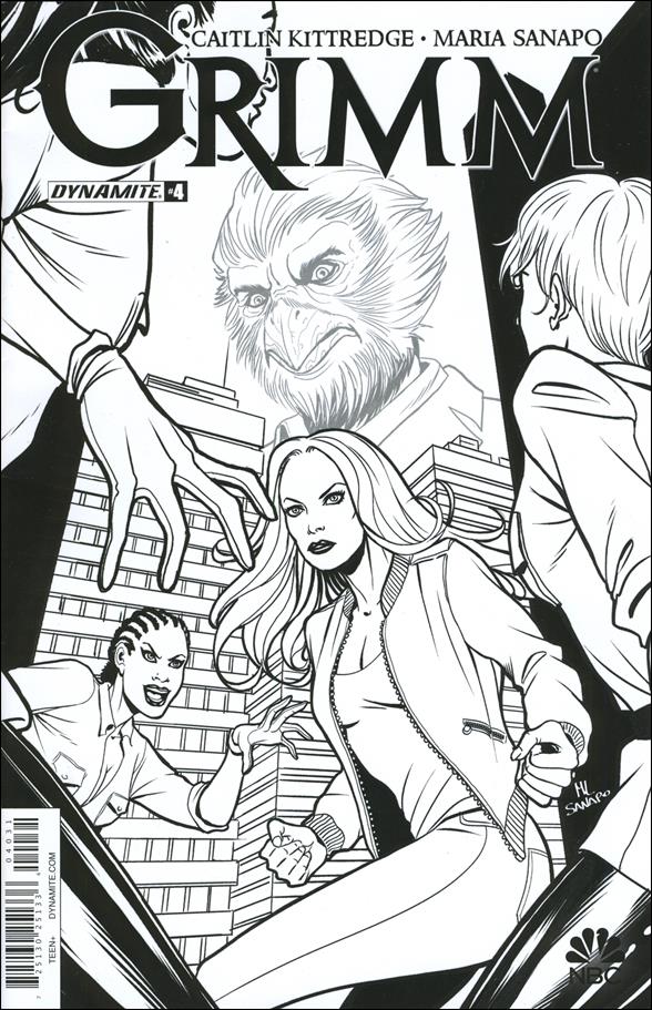 Grimm (2016) issue 4-C Maria Sanapo 1:10 B&W Cover