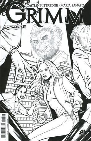 Grimm (2016) issue 4-C Maria Sanapo 1:10 B&W Cover