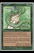 Magic the Gathering: 5th Edition (Base Set) card 336 Venom