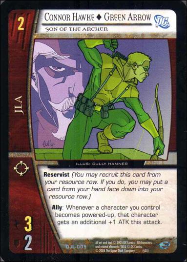 Justice League of America: VS System (Base Set)   card DJL-005 Connor Hawke - Green Arrow