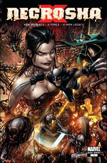 X Necrosha issue 1 Clayton Crain Wraparound Cover