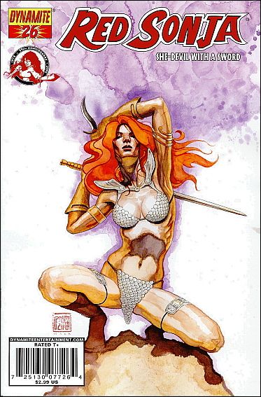 Red Sonja (2005) issue 26 David Mack Standard Cover
