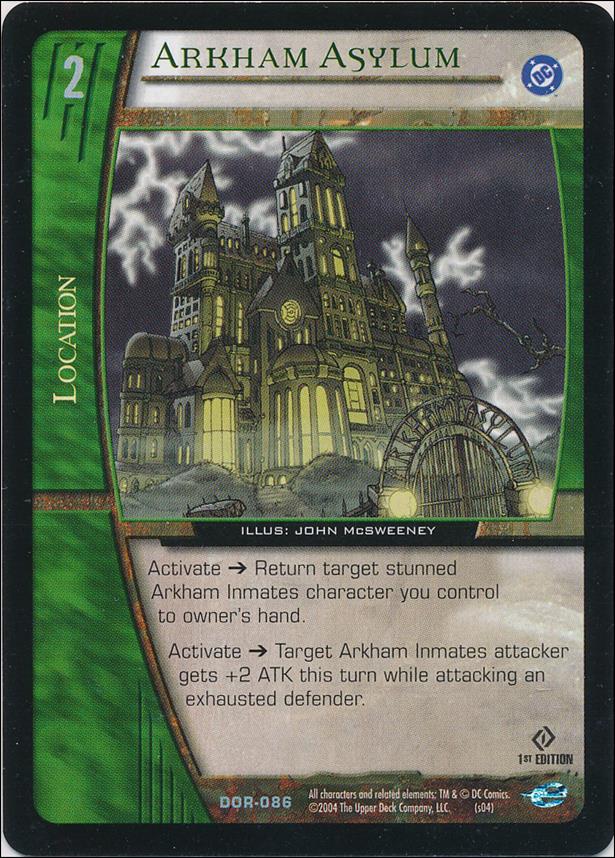 DC Origins: VS System (Base Set) card DOR-086 Arkham Asylum