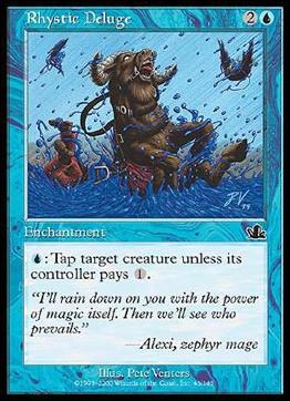 Magic the Gathering: Prophecy (Base Set) card 43 Rhystic Deluge
