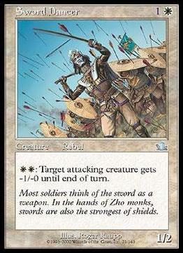 Magic the Gathering: Prophecy (Base Set) card 25 Sword Dancer