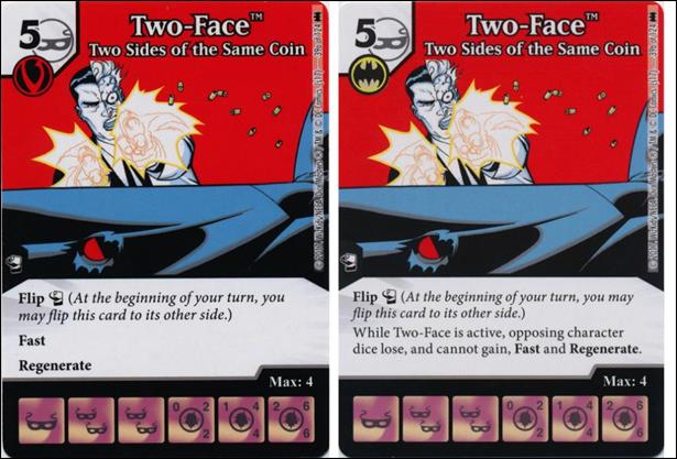 DC Comics Dice Masters Batman card 39 Tow Face: Two Sides of the Same Coin