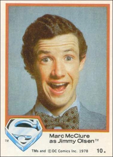 Superman (Movie) Series 1 (Base Set) card 10 Marc McClure as Jimmy Olsen