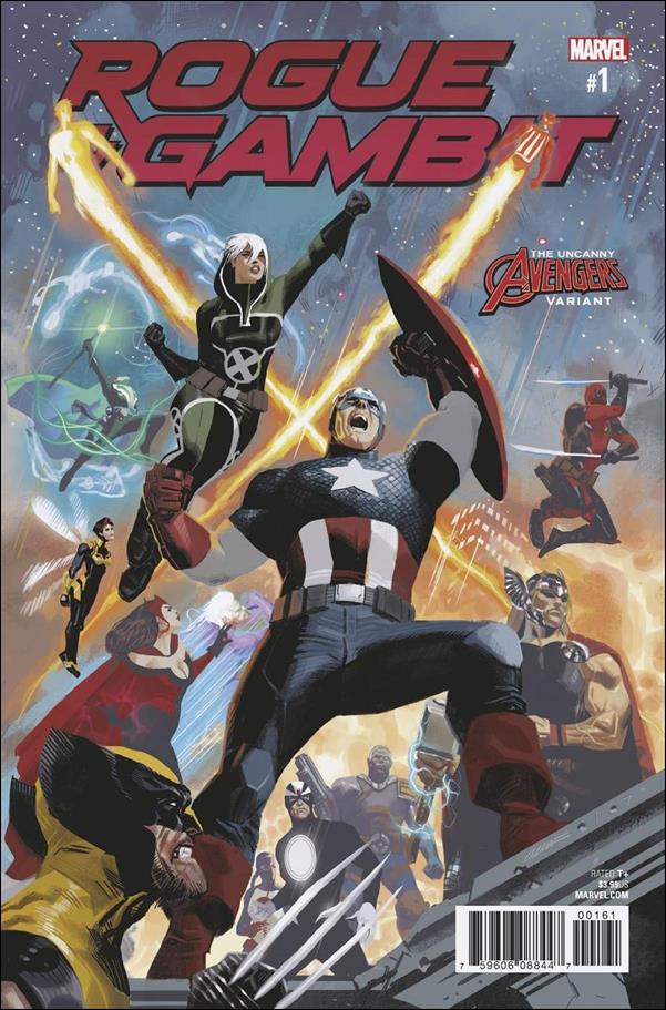 Rogue & Gambit issue 1-B Daniel Acuna Avengers Cover