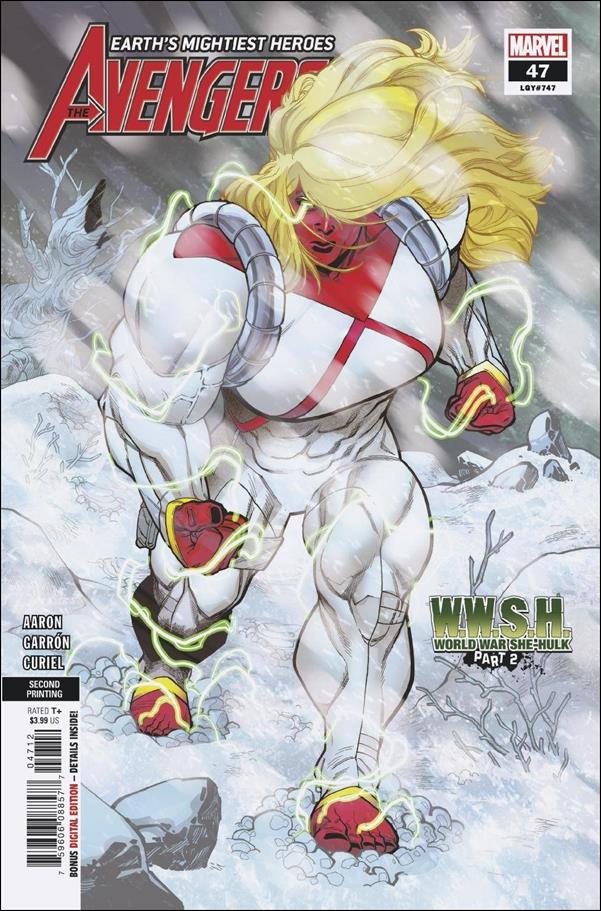 Avengers (2018/07) issue 48-C Javier Garron Cover (2nd Printing)