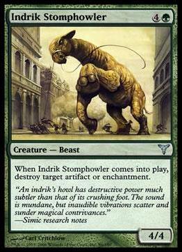 Magic the Gathering: Dissension (Base Set) card 86 Indrik Stomphowler