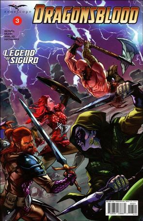 Dragonsblood issue 3-B Riveiro Cover