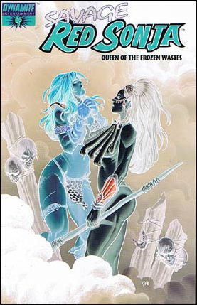 Savage Red Sonja: Queen of the Frozen Wastes issue 4-D Frank Cho Negative Cover
