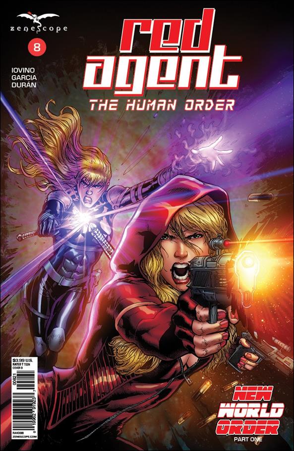 Red Agent: The Human Order issue 8-B Netho Diaz Cover