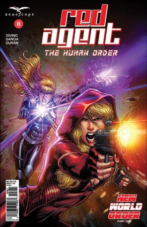 Red Agent: The Human Order issue 8-B Netho Diaz Cover