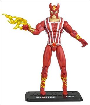 Marvel Universe (Series 2) figure 005-B Sunfire - Loose