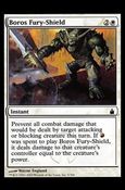 Magic the Gathering: Ravnica (Base Set)  card 5 Boros Fury-Shield