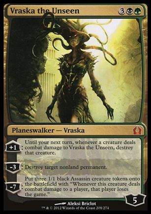 Magic the Gathering: Return to Ravnica (Base Set) card 208 Vraska the Unseen