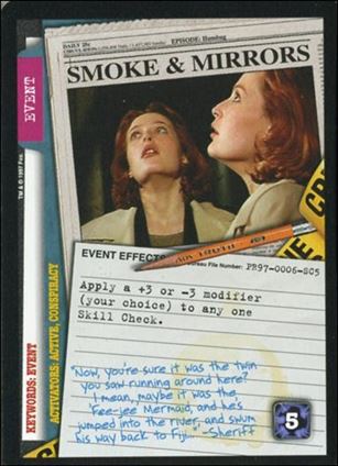 X-Files (Promo) card PR97-06-SC5 Smoke & Mirrors