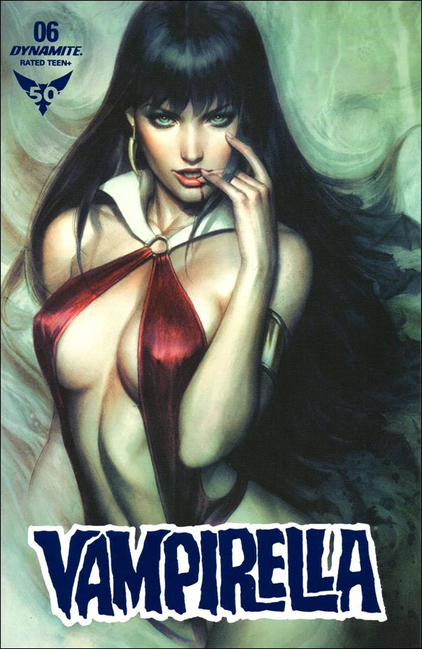 Vampirella (2019) issue 6-V Stanley "Artgerm" Lau 1:Store Blue Foil Cover