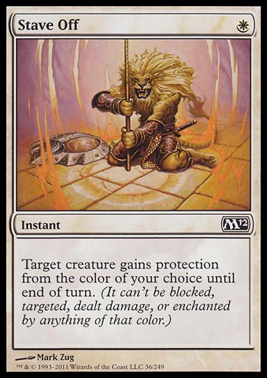 Magic the Gathering: 2012 Core Set (Base Set) card 36 Stave Off