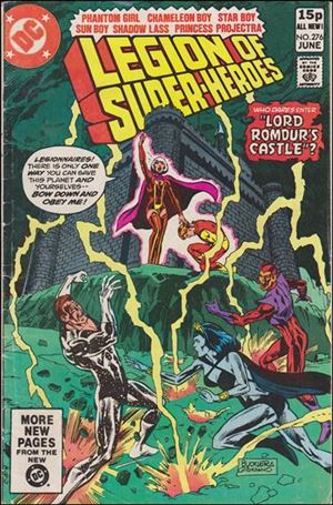 Legion of Super-Heroes (1980) issue 276-B UK Price Cover
