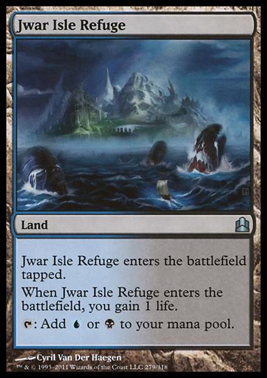 Magic the Gathering: Commander (Base Set) card 279 Jwar Isle Refuge