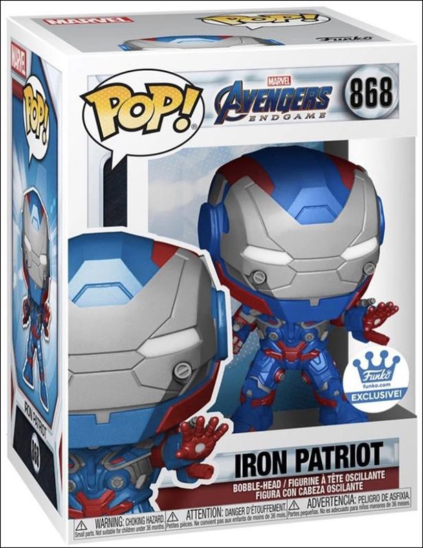 POP! Marvel figure 868 Iron Patriot