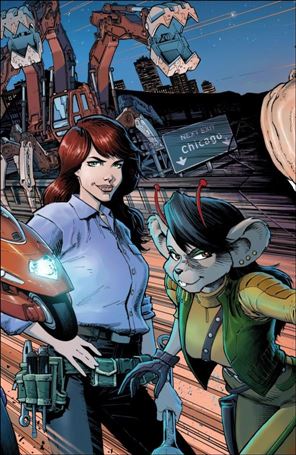 Biker Mice from Mars (2024) issue 2-D Dustin Weaver Virgin 1:10 Connecting Cover