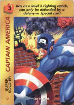 Marvel OverPower (Base Set) card nn64 Captain America: Super Soldier
