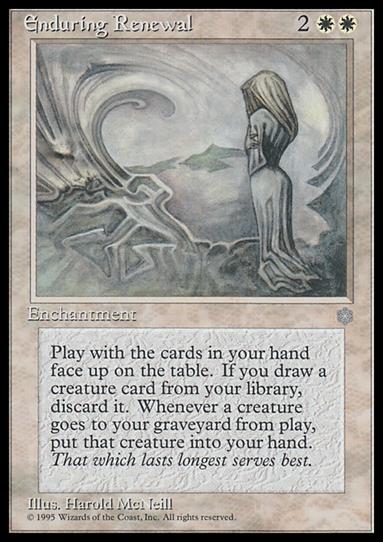 Magic the Gathering: Ice Age (Base Set) card 23 Enduring Renewal