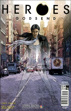 Heroes: Godsend issue 4-B Gary Spencer Cover
