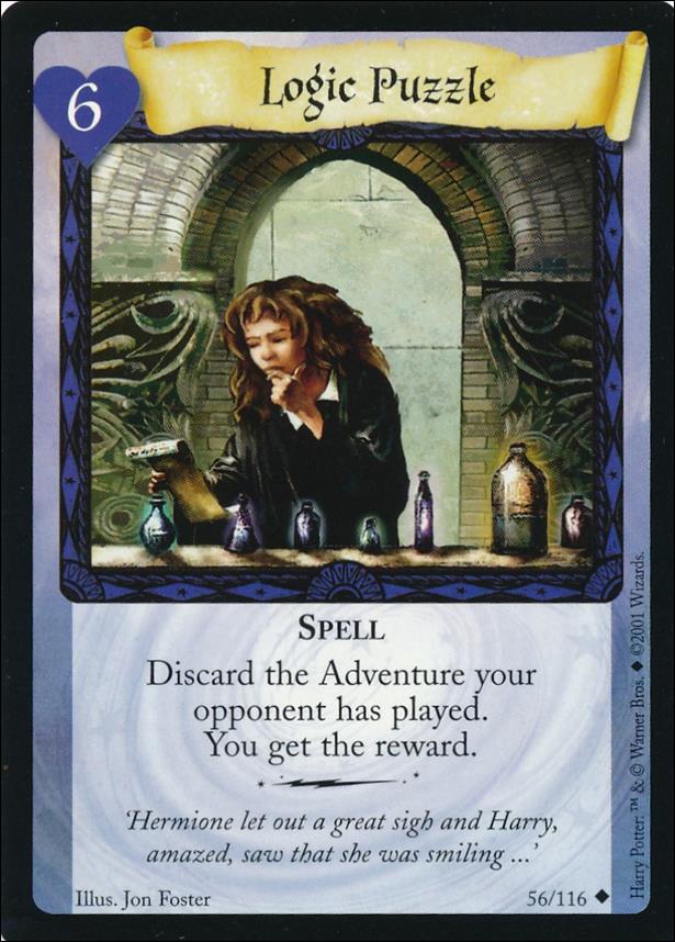 Harry Potter (Base Set) card 56 Logic Puzzle