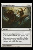 Magic the Gathering: Duel Decks: Phyrexia vs. the Coalition (Base Set) card 55 Narrow Escape