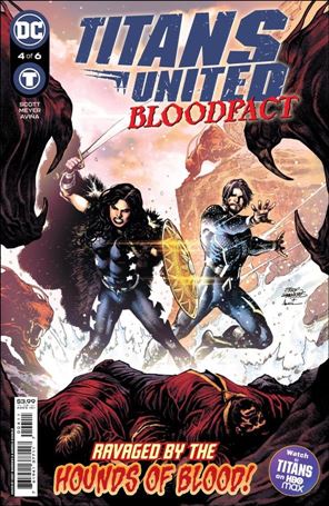 Titans United: Bloodpact issue 4 Eddy Barrows Cover