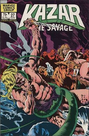 Ka-Zar the Savage issue 27 Wraparound Cover