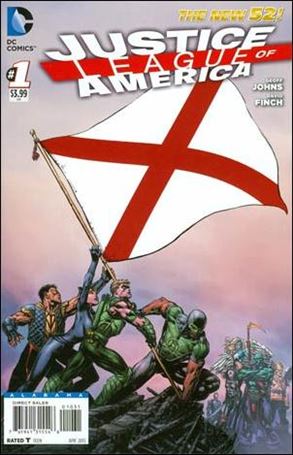 Justice League of America (2013)  issue 1-MA Alabama State Flag Cover