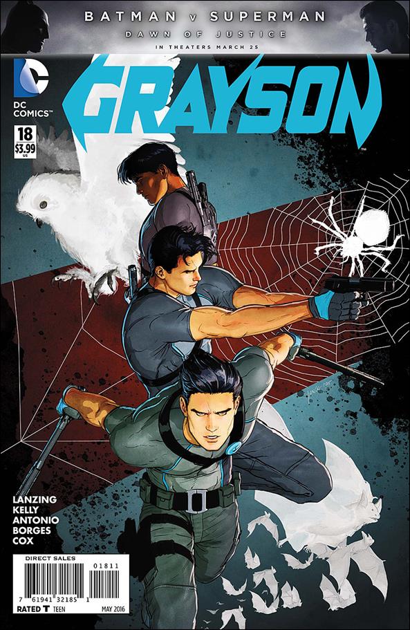 Grayson issue 18 Mikel Janin Cover