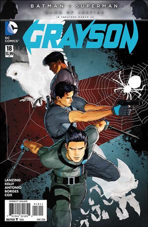 Grayson issue 18 Mikel Janin Cover